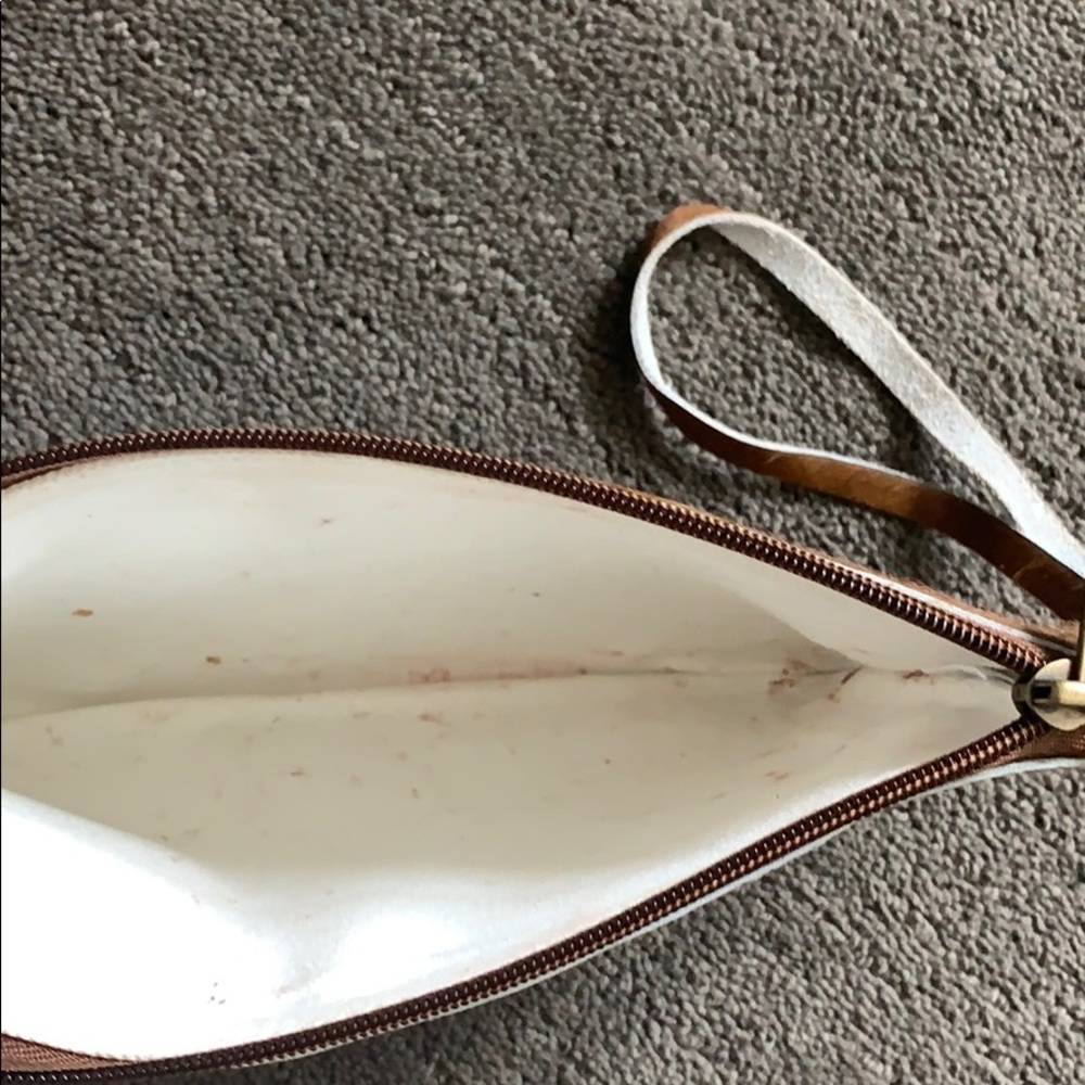 2 Chic Cowhide Wristlet - Picture 3 of 3